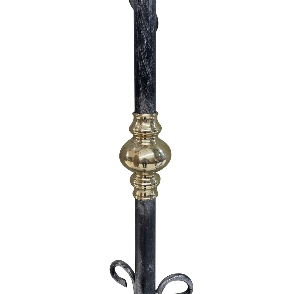 APPENDIABITI IN FERRO BATTUTO ANTICATO ARGENTO - Immagine 3 di 4