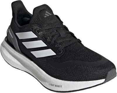 Adidas Women's Pureboost 5 Running Sneaker Black, White, Grey