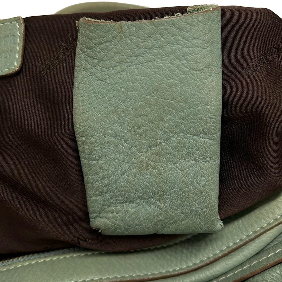 Max Mara Light Green Leather Handbag — image 12