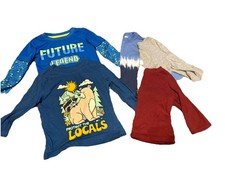 Baby Toddler 12 Month Long Sleeve Winter Lot of 5 Shirts Used Good Conditions