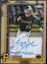 2025 Topps Chrome #RA-GKO Grant Koch Rookie Autographs Baseball NM
