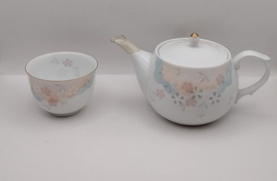 Japan Hotaru-Bori Translucent Clover Firefly Arita-Yaki Porcelain Tea For One