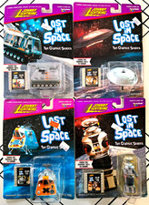 Complete Set of 4 Lost in Space Classic Series Models with Film Clip Sealed Card