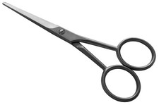 4.5" Stainless Steel Beard Mustache Scissors - Made in Italy