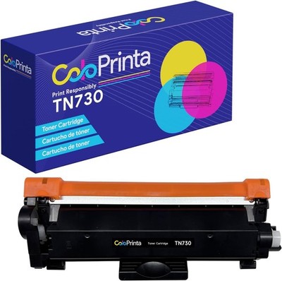 ColoPrinta Toner Cartridge TN730 (Black) Compatible with Brother TN730 Cartridge