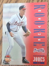 1994 #281 Donruss Triple Play Atlanta Braves CHIPPER JONES Rookie  card 