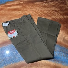 VTG NOS Levi  s Big E Flare Sta-Prest Jeans 60s Size 28x28 Brown New