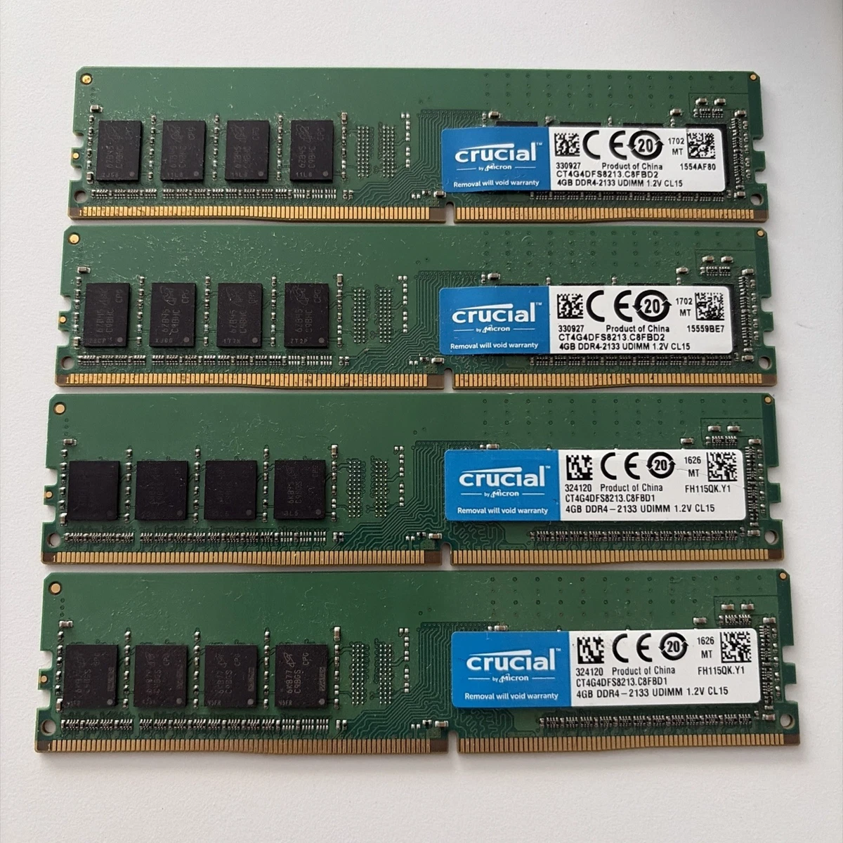 Crucial PC4-17000 (DDR4-2133) Bus Speed Computer RAM 16 GB Total