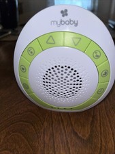 MyBaby White Noise Baby Sound Machine Green/ White With Diff Sounds. Small
