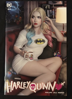 #ad #ad Harley Quinn #24 Warren Louw Campbell Homage Trade Dress NEAR MINT $30.00