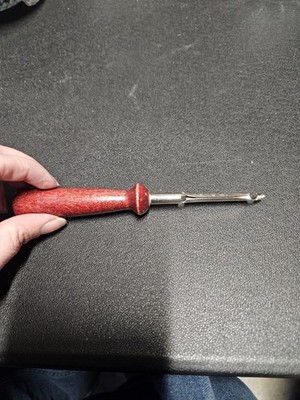 Punch needle Boye No. 6 wood handle punch VINTAGE