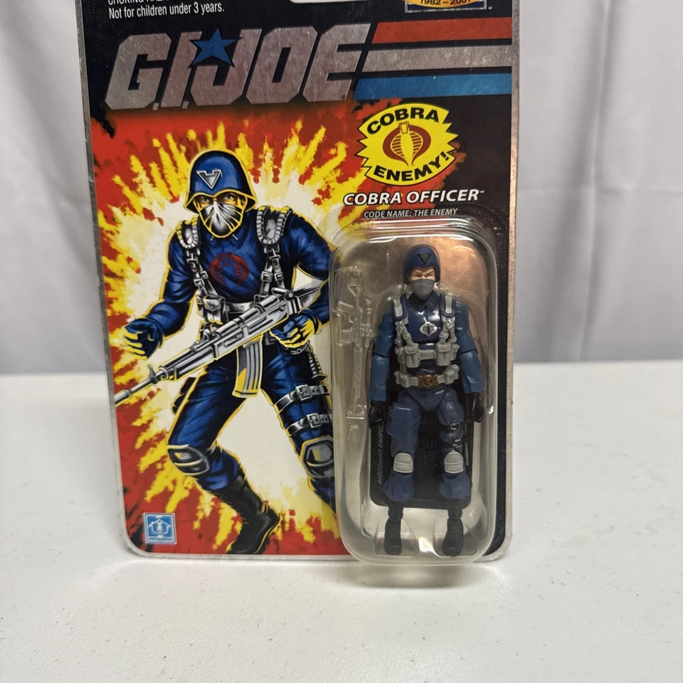 Boneco de ação GI Joe Cobra Officer The Enemy 25th Anniversary 2007 Hasbro #ML - Imagem 3 de 4