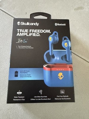 Skullcandy Indy Evo In-Ear Wireless Earbuds, 30 Hr Battery, Microphone, Works