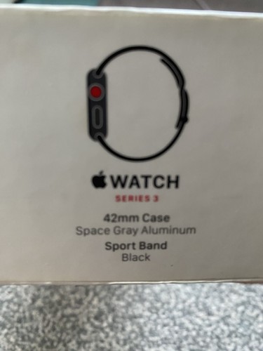 Apple Watch Series 3 42mm GPS Cellular Space Grey ceramic back inc. 3 straps - Picture 10 of 11