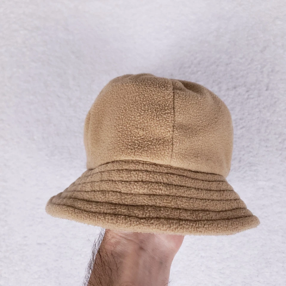 Sombrero de cubo de lana Orvis para mujer 6 3/4 bronceado ropa acogedora aire libre senderismo Gorpcore Foto 2 de 4