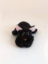 Vintage 1996 Galoob Pound Puppies Mini Babies Black Westie Scottie Dog Toy – 2"