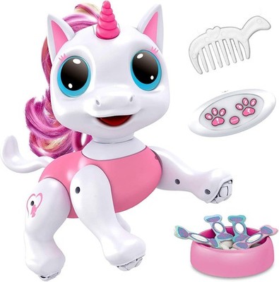 Interactive Robo Pets Unicorn Toy - Remote Control & STEM Learning Fun for Kids