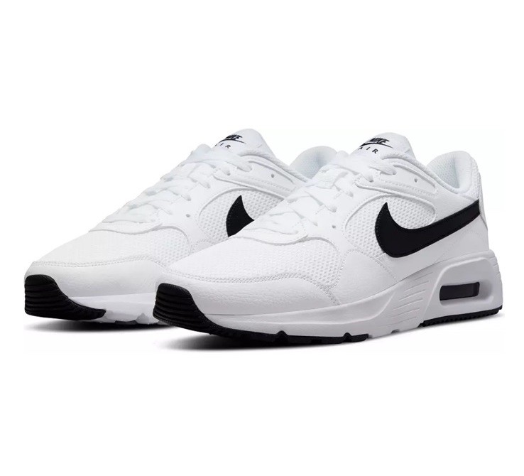 Nike Air Max ブラック/ホワイト Men Nike Air Max SC Athletic Sneakers Shoes White/Black/White