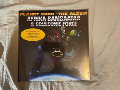 #ad #ad Afrika Bambaataa Planet Rock The Album SEALED LP Blue Purple Gold Splatter $59.99