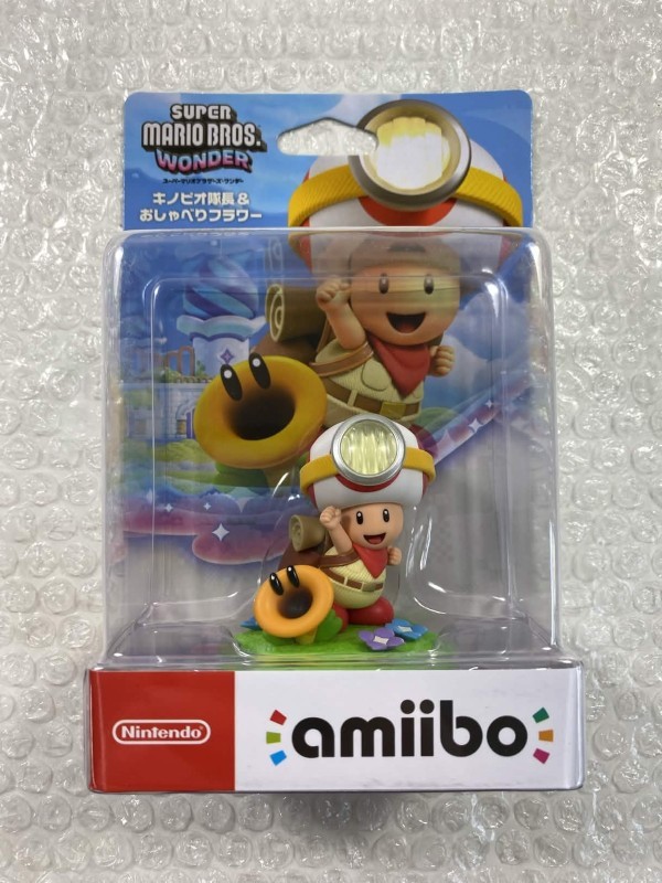 Figurine Amiibo Captain Toad avec Talking Flower import Japon pour Nintendo Switch