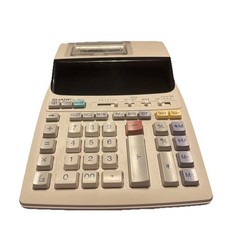 Sharp EL-1801V 12 Digit Desktop Electronic 2 Color Printer Calculator