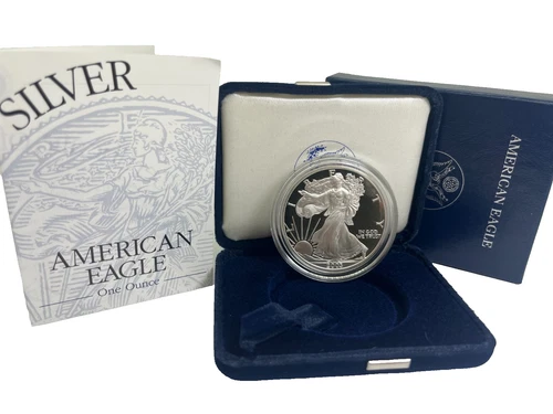 2003 American Eagle West Point 1oz .999 Silver Proof Coin OGP COA sku 5