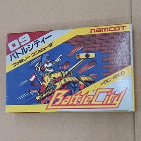 Namco Battle City Famicom Nintendo NES Game with Box & Manual Used