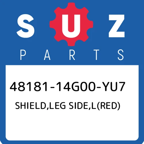 SHIELD, LEG SIDE LH (RED)
