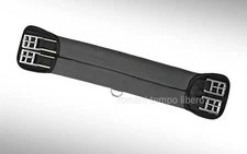 Dressage Neoprene Tubular Girth with Elastic Terminals on One Side