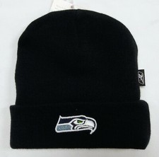NFL Seattle Seahawks Cuffed Winter Knit Hat By Reebok - Youth Size 8-20 - New