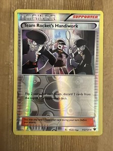 Team Rocket’s Handiwork 112/124 Pokémon Fates Collide Reverse Holo NM