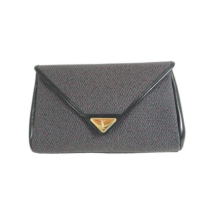 ysl triangle clutch