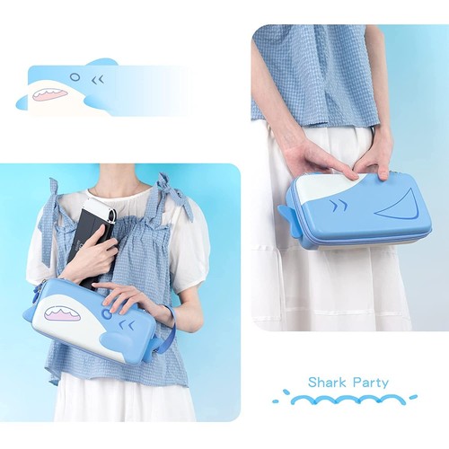 Custodia da trasporto squalo GeekShare per Nintendo Switch/Switch borsa da viaggio OLED OLED - Foto 9 di 21