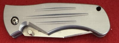 Gary Hicks Safari Steel Liner Lock Folding Pocket Knife, Clip Blade
