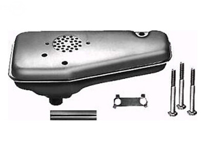 Muffler W/Hardware Briggs 391492, 394644, 692307