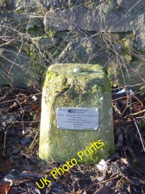 Photo 6x4 Fundamental Benchmark, The Necropolis, Glasgow Situated outside c2015