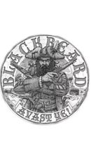 ANTIQUE BLACKBEARD 1 OZ 999 FINE SILVER AVAST YE PIRATE SHIP QUEEN ANNE IN STOCK