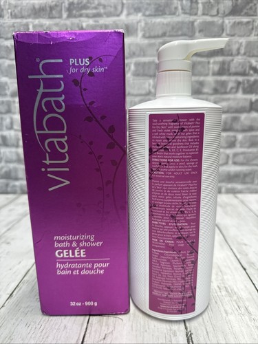 Vitabath Plus for Dry Skin Moisturizing Bath & Shower Gelee 900g / 32 oz. - Picture 2 of 4