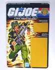 REPRO GI JOE CUSTOM TIGER FORCE DUSTY 1980s CARDBACK Action Fig FileCard MOC