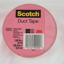 Scotch Pattern Duct Tape 1.88 Inch X 10 Yard (48mm × 9,14m) Sports Girl Pink