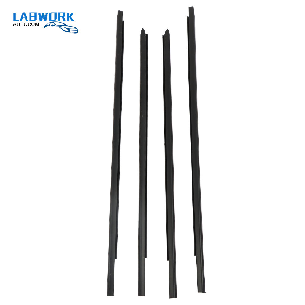 Outer Window Moulding Trim Weather strips Seal Belt Fit For 09-21