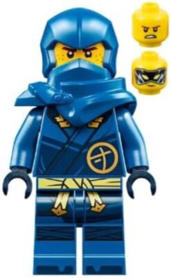 LEGO Ninjago Dragons Rising: Jay Minifigure with Dual Swords Blue