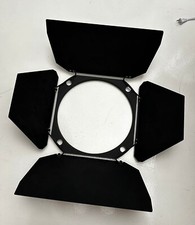 SUPER CLEAN TESTED ARRI 4-Leaf Barndoor Set for 650W Fresnel, 200W HMI, 400W Poc