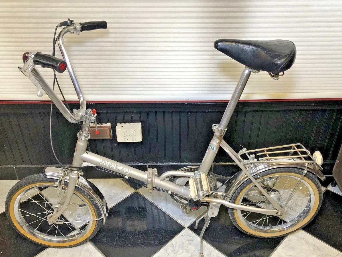 Vintage Sekai Folding Bicycle. late 1970s. 16 inch wheels. eBay
