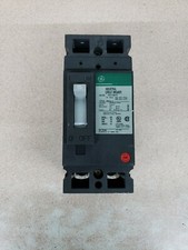 GE TED124015, 15 Amp, 480 Volt, 2 Pole, GREEN, Circuit Breaker- WARRANTY