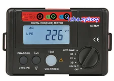 for UT582+ UNI-T Digital RCD ELCB Testers AUTO RAMP Leakage Circuit Breaker #1z