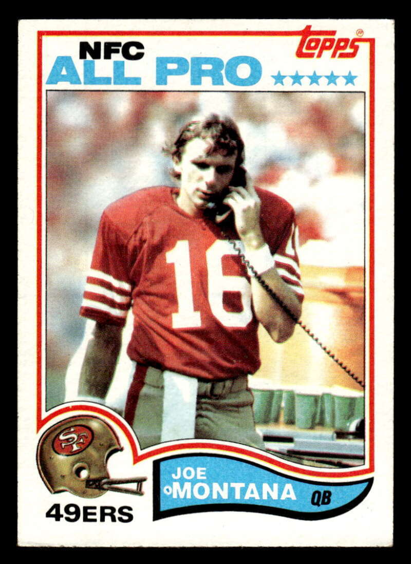 1982 Topps Joe Montana San Francisco 49ers 488 EX XX9817