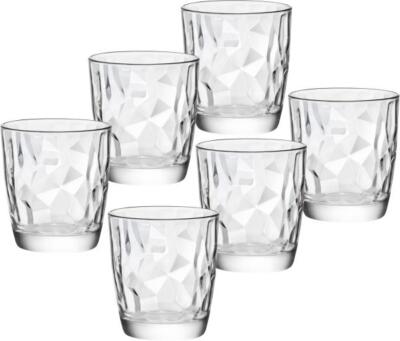 Wassergläser 30,5cl Diamond Transparent - 6 Stück Whiskygläser
