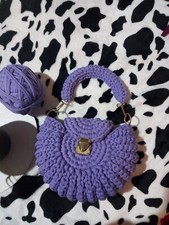 Crochet hand made / knitting / luxury bags for a gift.