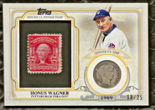 2016 Topps World Series Coin @ Stamp #WCCSR-HW Honus Wagner 18/25 PIRATES